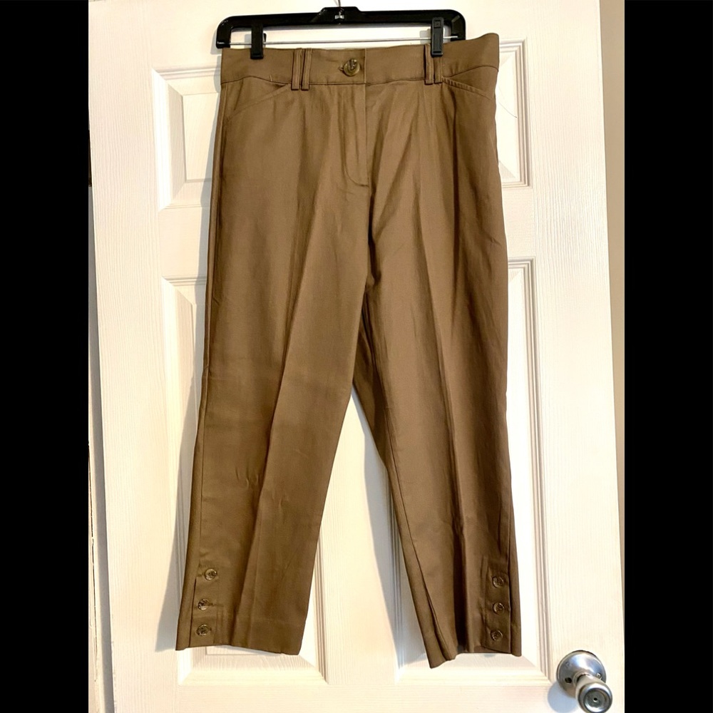 NWT Women’s Counterparts Slimming Sensations Capri Cropped Ankle Pants Size: 8
